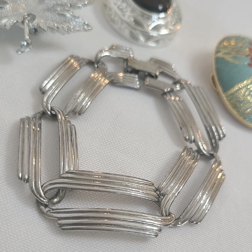 Silver and Gold Jewelry Set